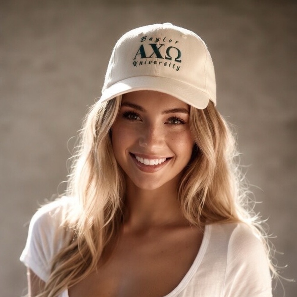 ALPHA CHI OMEGA Baylor University Baseball Hat - Picture 3 of 11